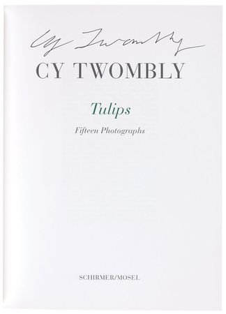 Lot #665 Cy Twombly Book - Image 1
