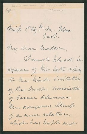 Lot #570 Julia Ward Howe - Image 1