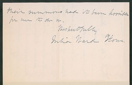 Lot #570 Julia Ward Howe - Image 3