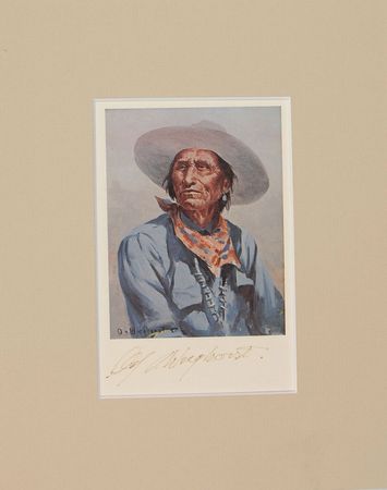 Lot #671 Olaf Wieghorst Signed Photograph - Image 2
