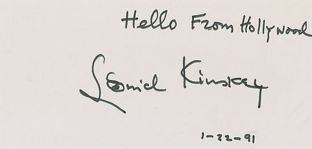 Lot #1148 Leonid Kinskey - Image 1