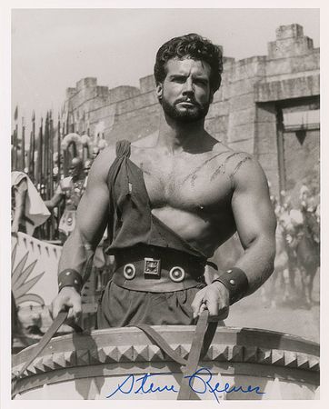Lot #1209 Steve Reeves Signed Photographs - Image 1