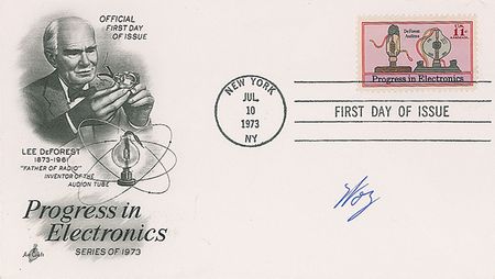 Lot #378 Steve Wozniak Signature and First Day Cover - Image 1