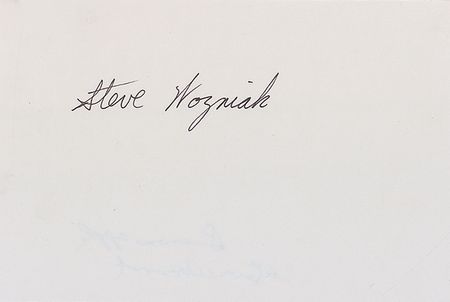 Lot #378 Steve Wozniak Signature and First Day Cover - Image 2