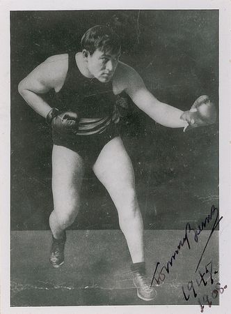 Lot #1270 Tommy Burns: Scarce photo of “Tommy Burns, The Old Champ” - Image 1