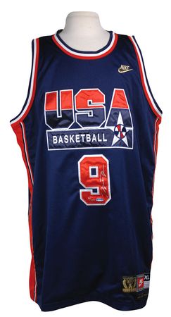 Lot #1455 Michael Jordan Basketball Jersey - Image 1