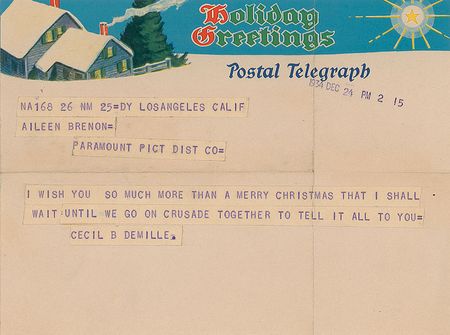 Lot #952 Cecil B. de Mille: “You certainly did a great job on Cleopatra and the director” - Image 3