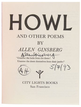 Lot #628 Allen Ginsberg Books - Image 1
