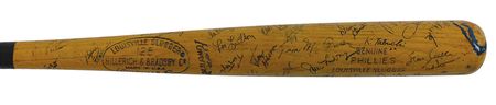 Lot #1357 Baseball Hall of Famers and Greats: Hall of Famer bat actually used by Williams to demonstrate hitting - Image 3