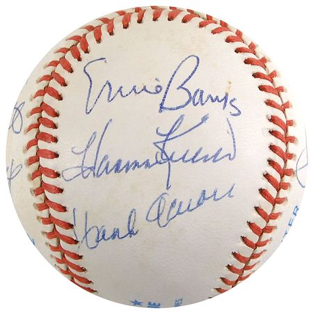 Lot #1360 Baseball: 500 Home Run Club Baseball - Image 2