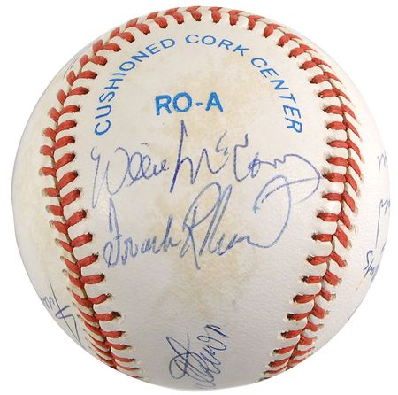 Lot #1360 Baseball: 500 Home Run Club Baseball - Image 5