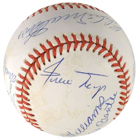 Lot #1360 Baseball: 500 Home Run Club Baseball - Image 6