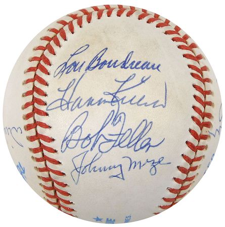 Lot #1354 Baseball Hall of Famers Baseball - Image 3