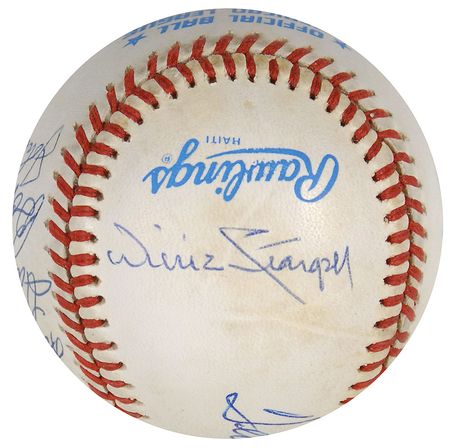 Lot #1354 Baseball Hall of Famers Baseball - Image 5