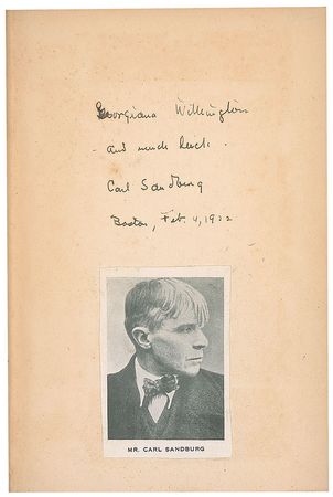 Lot #660 Carl Sandburg - Image 1