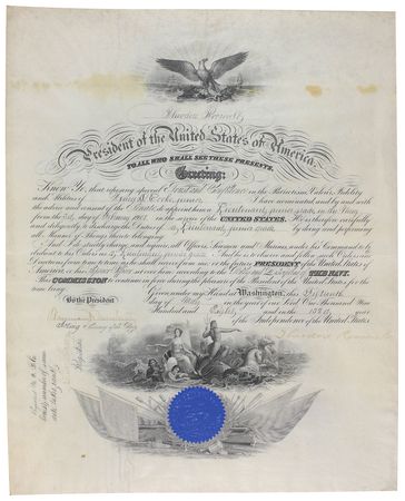 Lot #55 Theodore Roosevelt Signed Document - Image 1