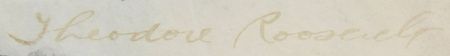 Lot #55 Theodore Roosevelt Signed Document - Image 2