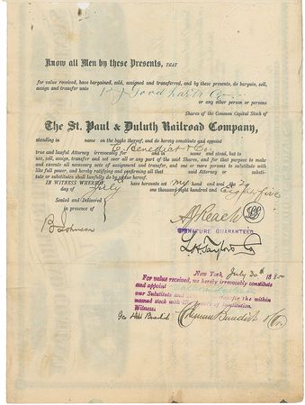 Lot #1308 A. J. Reach: Rare 1885 document from the early baseball star and sports gear magnate - Image 1