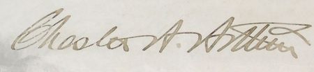 Lot #44 Chester Arthur Signed Document - Image 2