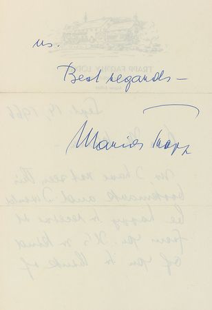 Lot #928 Maria von Trapp - Image 2