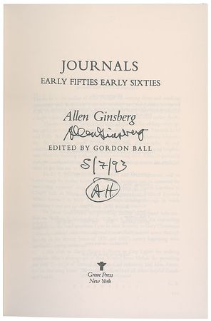 Lot #629 Allen Ginsberg - Image 1