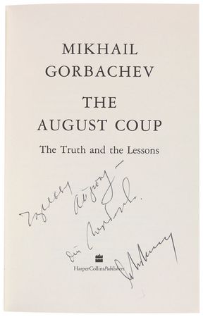 Lot #320 Mikhail Gorbachev Book - Image 1