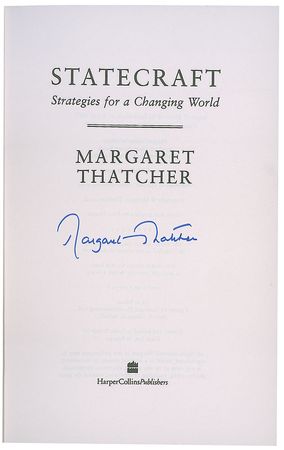 Lot #369 Margaret Thatcher Book - Image 1