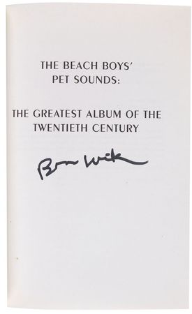Lot #797 Beach Boys: Brian Wilson Book - Image 1