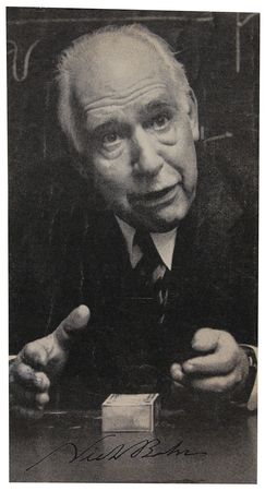 Lot #184 Niels Bohr Signed Photograph - Image 1
