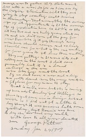 Lot #394 George S. Patton: 