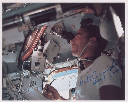 Lot #486 Walt Cunningham Signed Photographs - Image 2