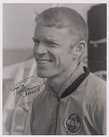 Lot #520 Rusty Schweickart Signed Photographs - Image 1