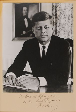 Lot #122 John F. Kennedy Signed Photograph - Image 1