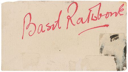 Lot #1204 Basil Rathbone and Nigel Bruce Signatures - Image 1