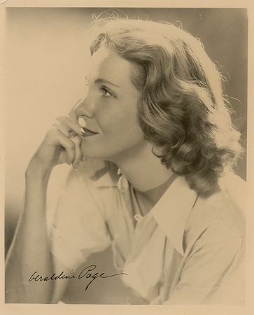 Lot #1195 Geraldine Page Signed Photograph - Image 1