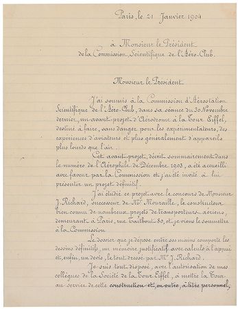 Lot #553 Gustave Eiffel - Image 1