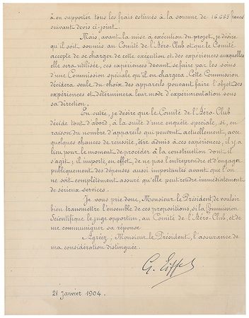 Lot #553 Gustave Eiffel - Image 2