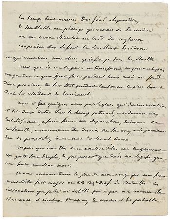 Lot #185 Anthelme Brillat-Savarin Handwritten Letter Signed - Image 1