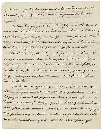 Lot #185 Anthelme Brillat-Savarin Handwritten Letter Signed - Image 2