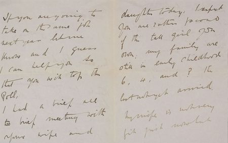 Lot #274 Ernest Shackleton: The explorer awaits the arrival of his third child - Image 2