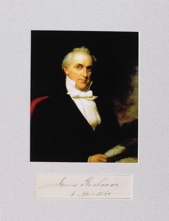 Lot #24 James Buchanan Signature