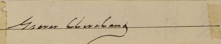 Lot #47 Grover Cleveland Signature - Image 2