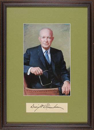 Lot #118 Dwight D. Eisenhower Signature - Image 1