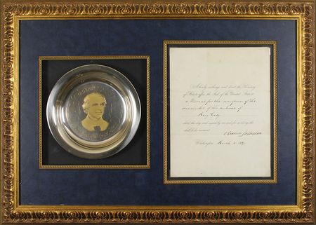 Lot #32 Andrew Johnson Signed Document - Image 1