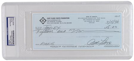 Lot #1410 Curt Flood - Image 2