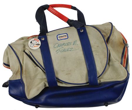 Lot #689 Charles Schulz: Schulz’s personally-used tennis bag - Image 1