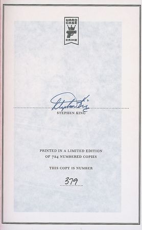 Lot #643 Stephen King Book - Image 1