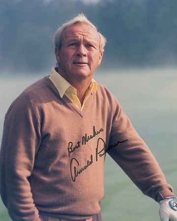 Lot #1420 Golfers: Palmer and Snead Signed Photographs - Image 1