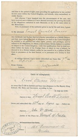 Lot #195 Winston Churchill: Very early document from one of his first positions in government - Image 2