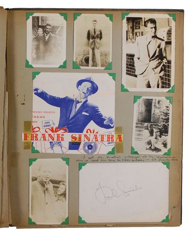 Lot #938 Actors and Actresses: Large and remarkably unique in-person collection, featuring Bogart, Clift, Hepburn, and Sinatra - Image 2